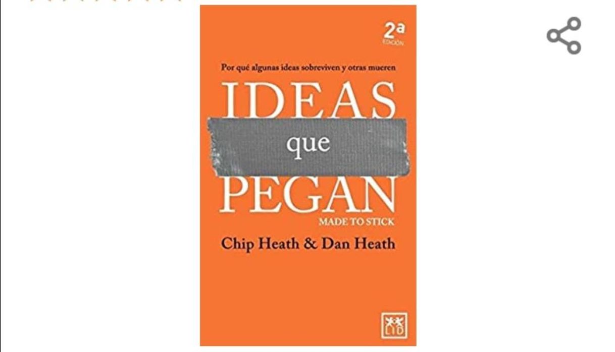 Libro Ideas que pegan