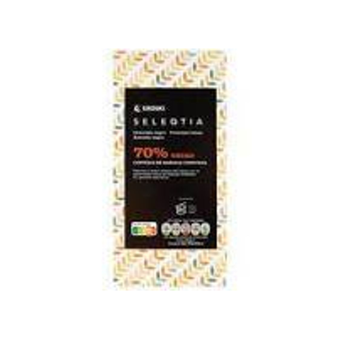 Productos Chocolate negro 70% cacao-naranja Eroski SELEQTIA