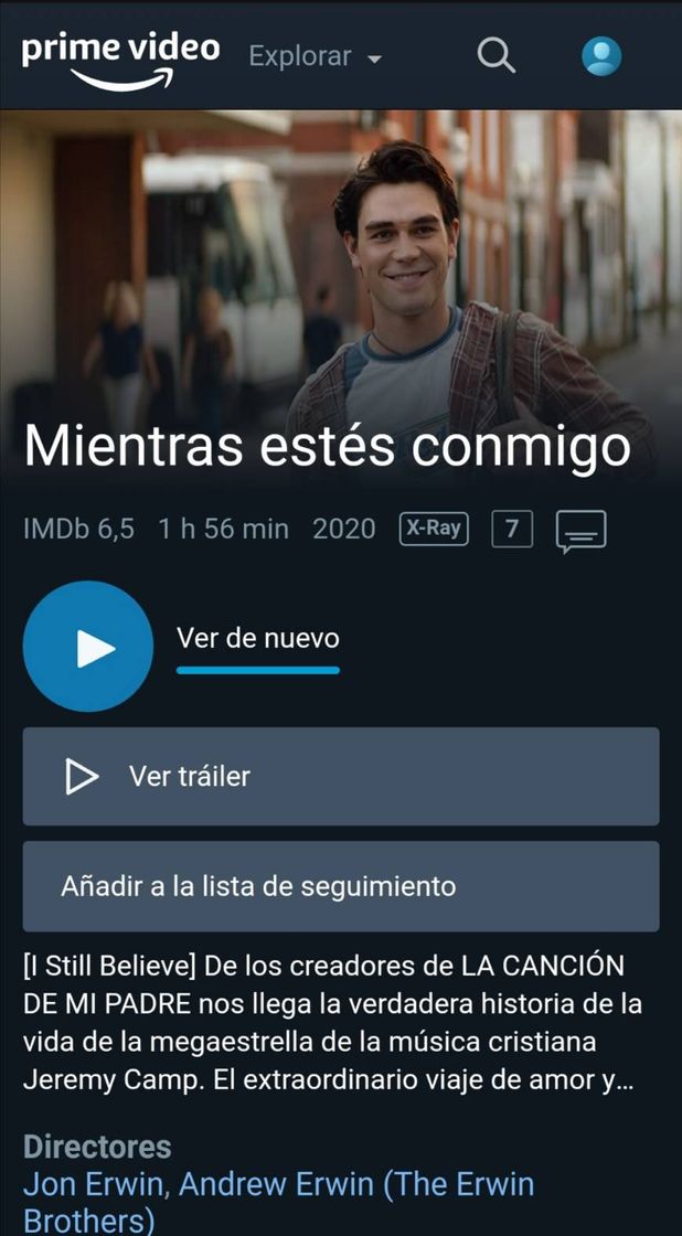 Movie Mientras estés conmigo Amazon prime