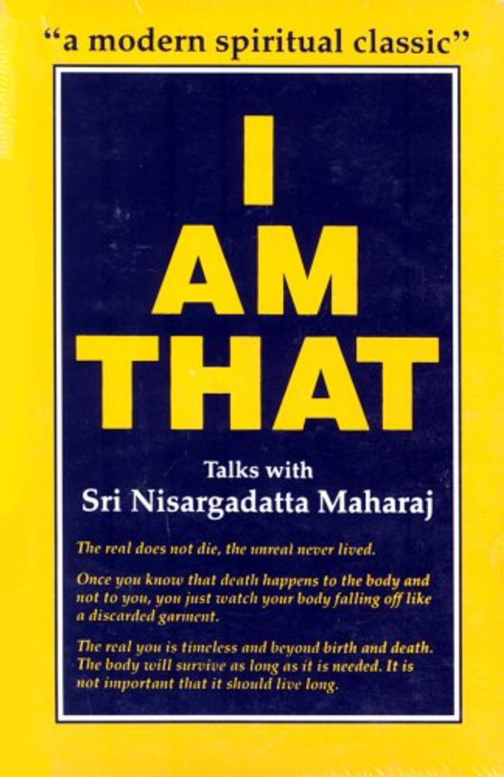 Libro Maharaj, S: I am That: Talks with Sri Nisargadatta Maharaj