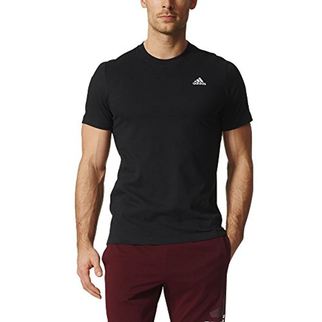 Social adidas ESS Base tee Camiseta, Negro