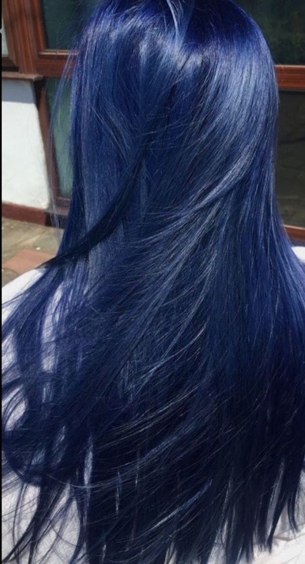 Fashion Cabelo azul escuro 