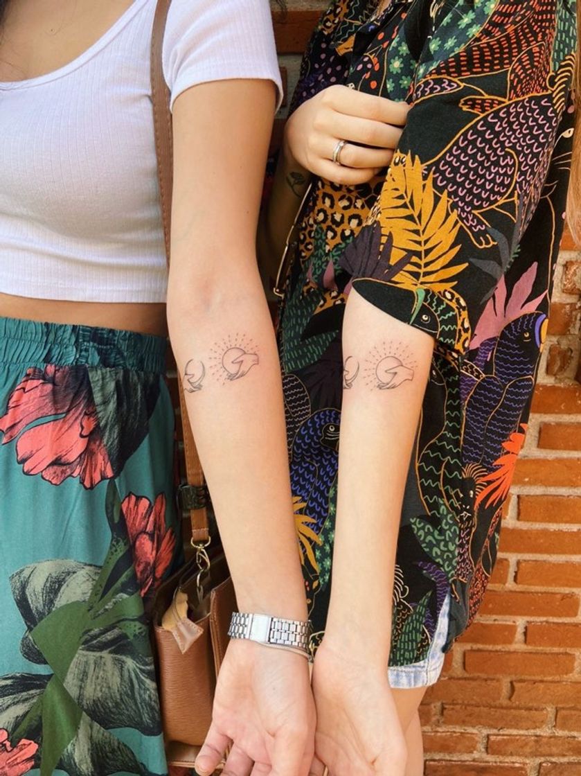 Fashion Tatto com a minha melhor amiga! 💕