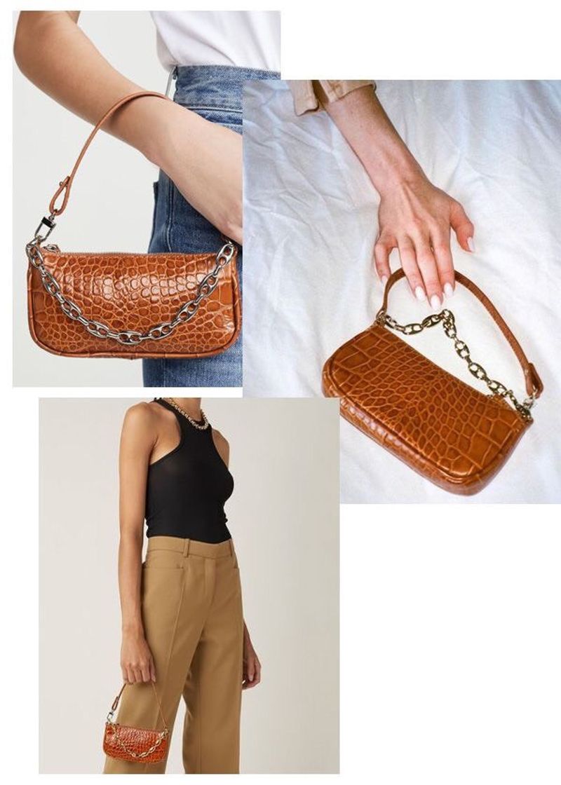 Fashion Looks com bolsa baguette 