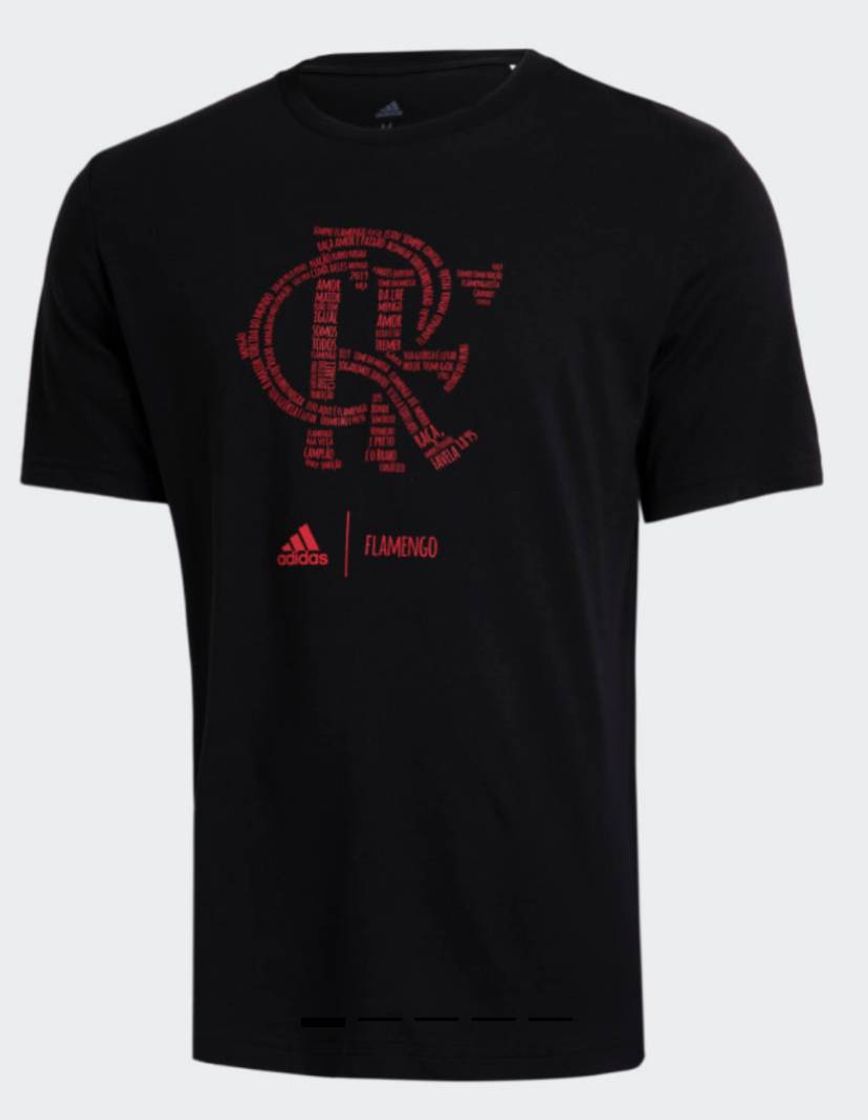 Moda CAMISETA PAIXÃO RUBRO NEGRA CRF - Preto adidas