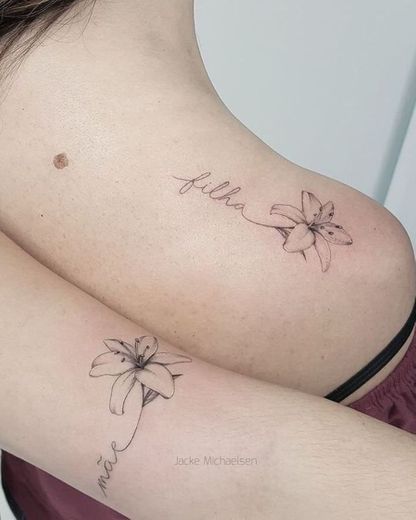 Tatuagem para mãe e filha