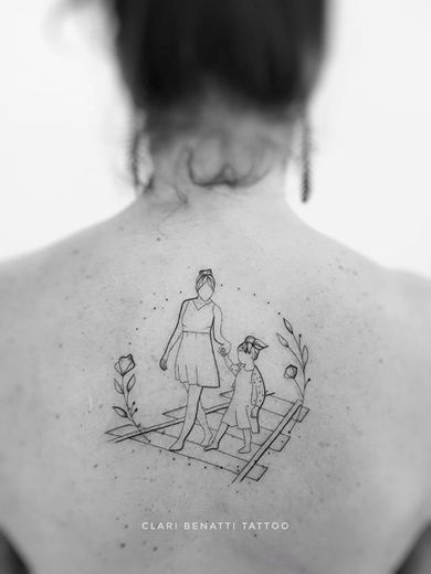Tatuagem de mãe para filho(a)