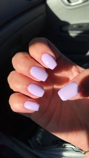 Purple pastel nails 