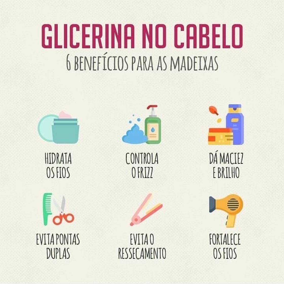 Moda Benefícios da Glicerina para o cabelo 