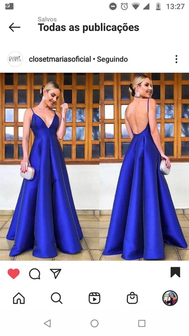 Fashion Inspiração em azul