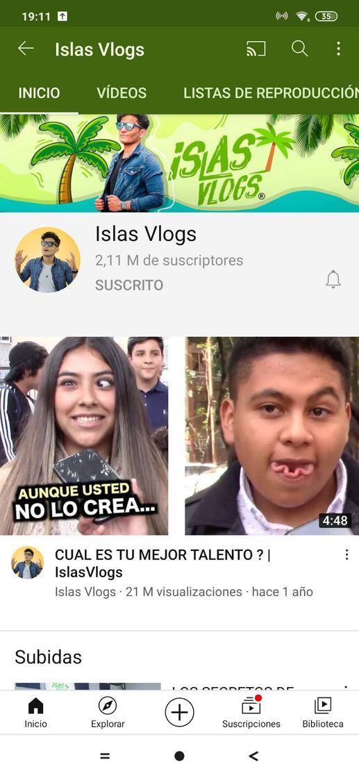 Fashion Islas Vlogs, canal de Youtube de entretenimiento 👏😁