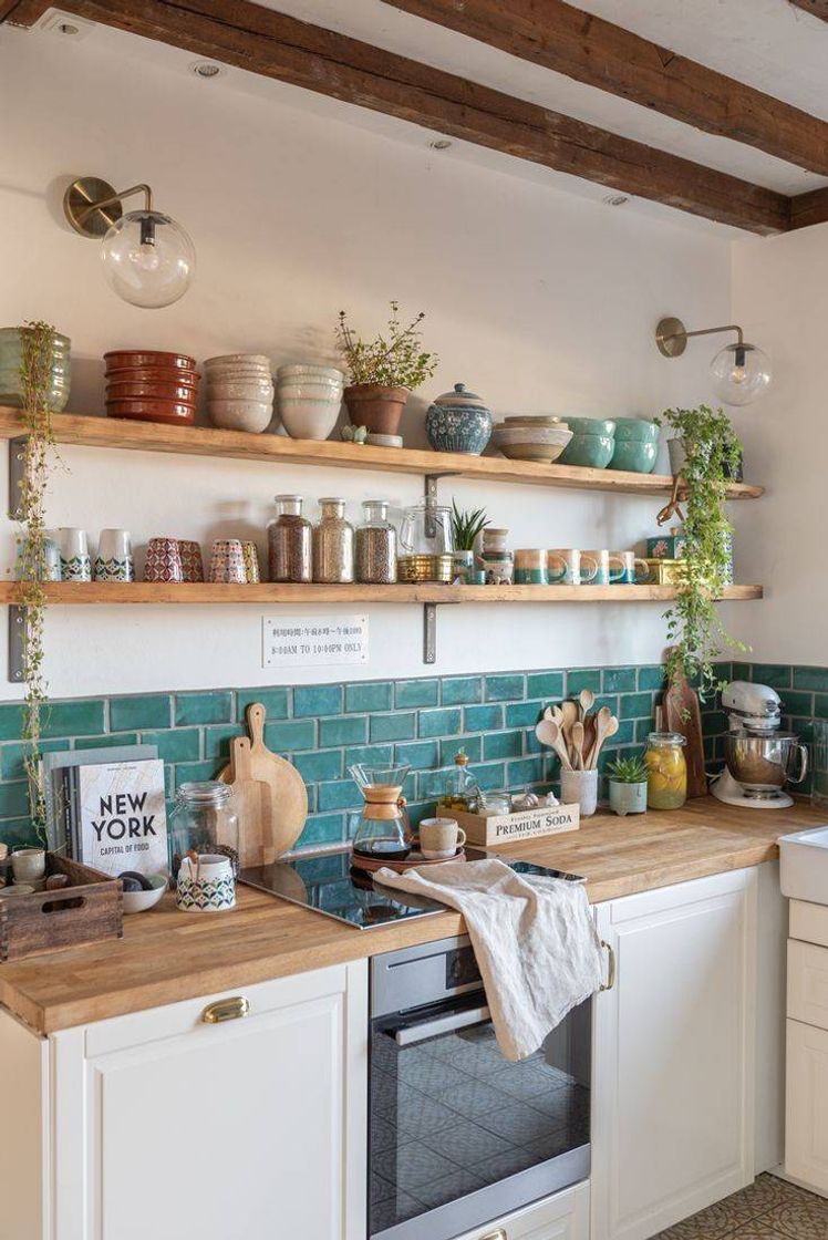 Fashion Teal Kitchen