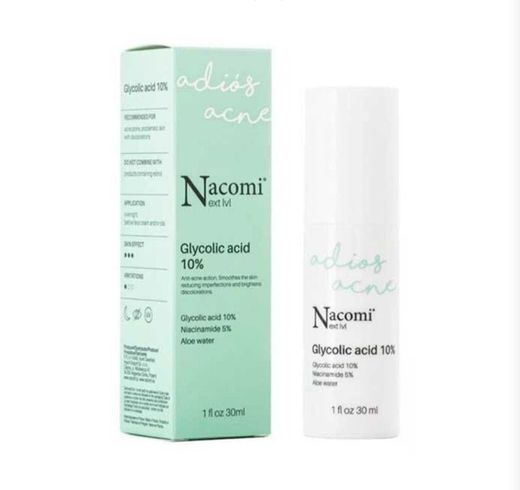 Sérum ácido glicólico 10% adiós acne Nacomi