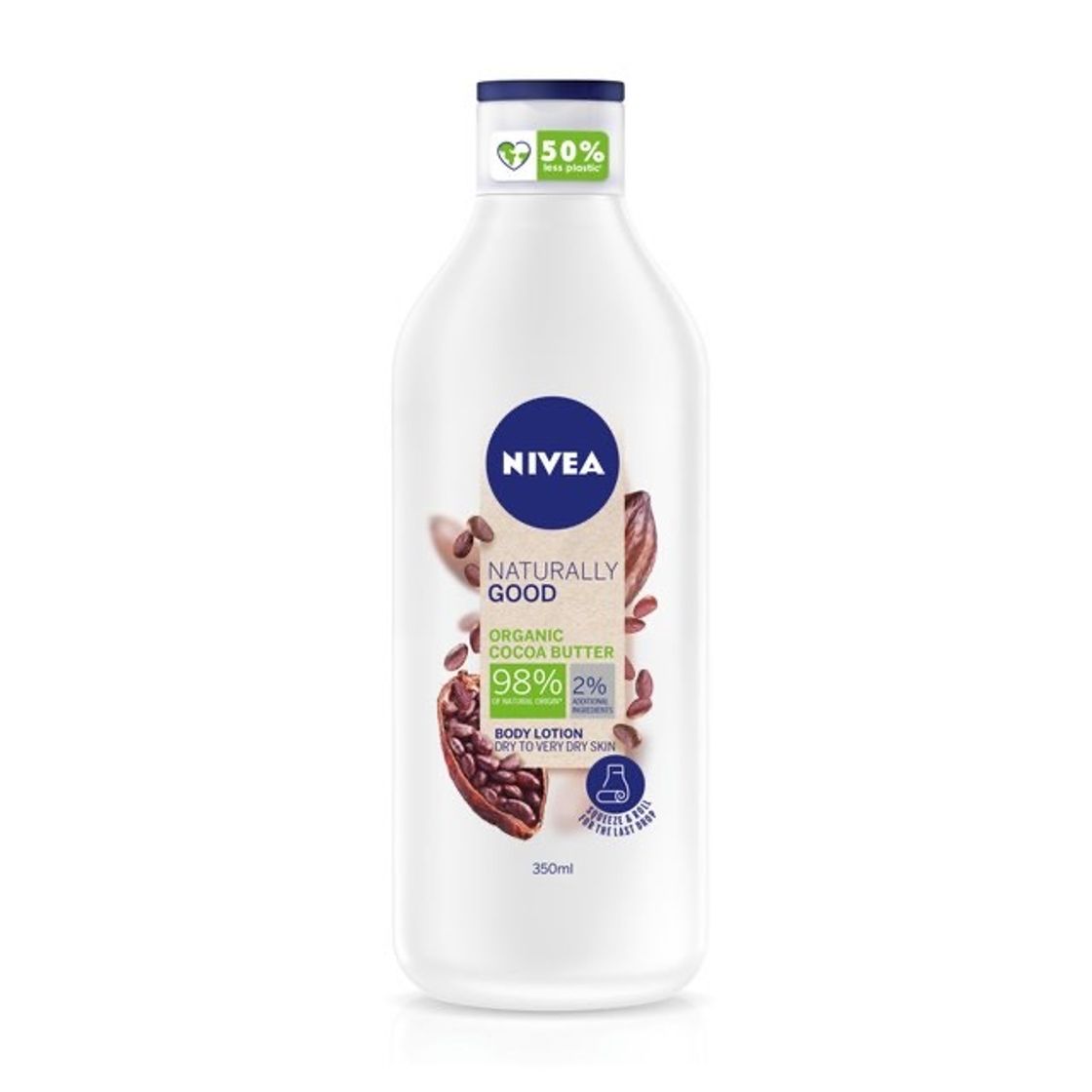 Fashion NIVEA Body Lotion Naturally Good Cacau Natural