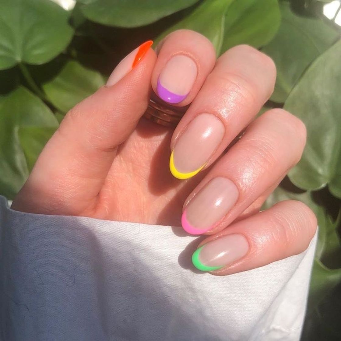 Fashion Rainbow nails