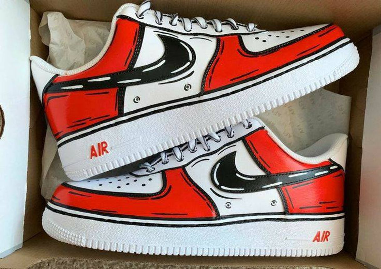 Moda Air force 1 cartoom