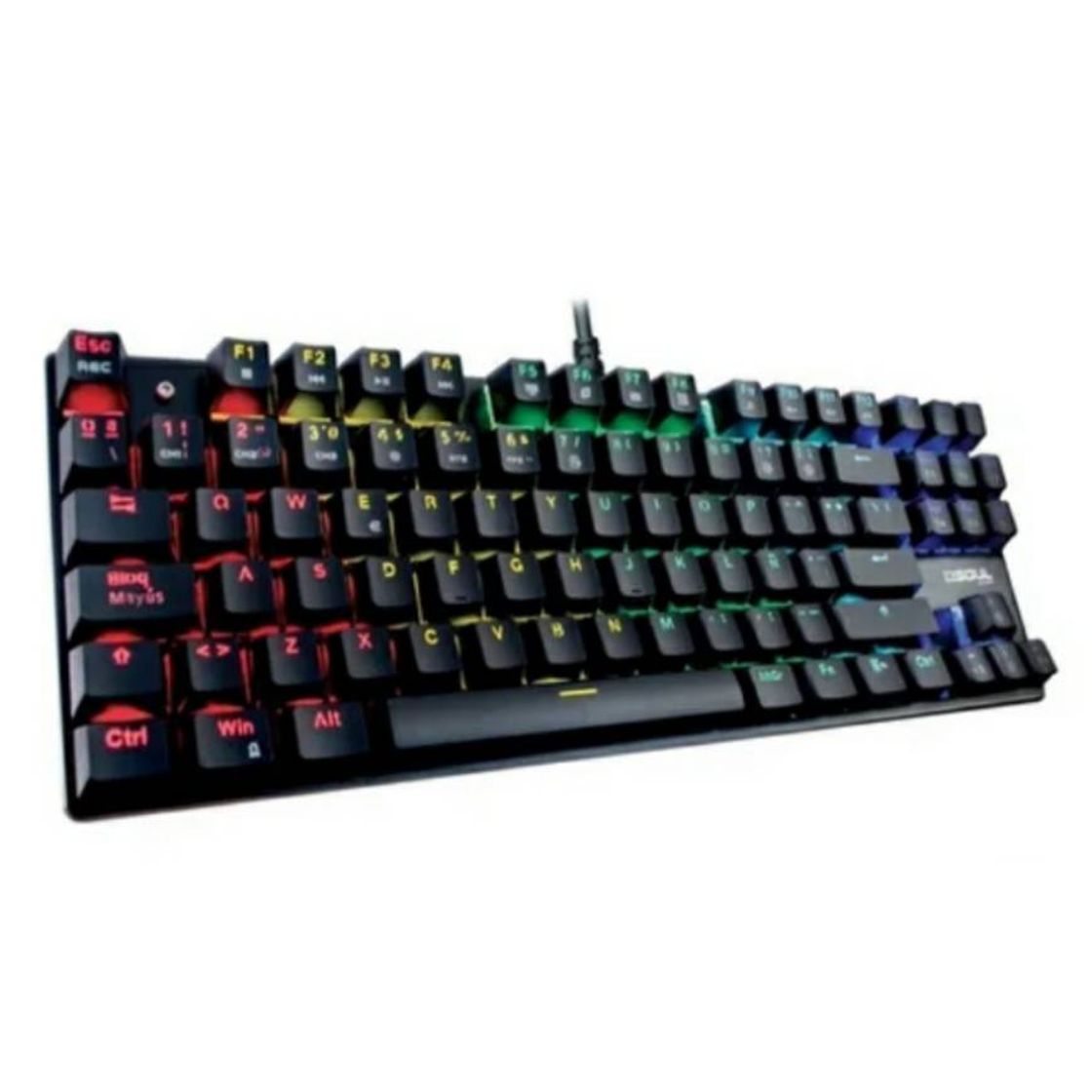 Fashion Teclado mecanico 80% negro