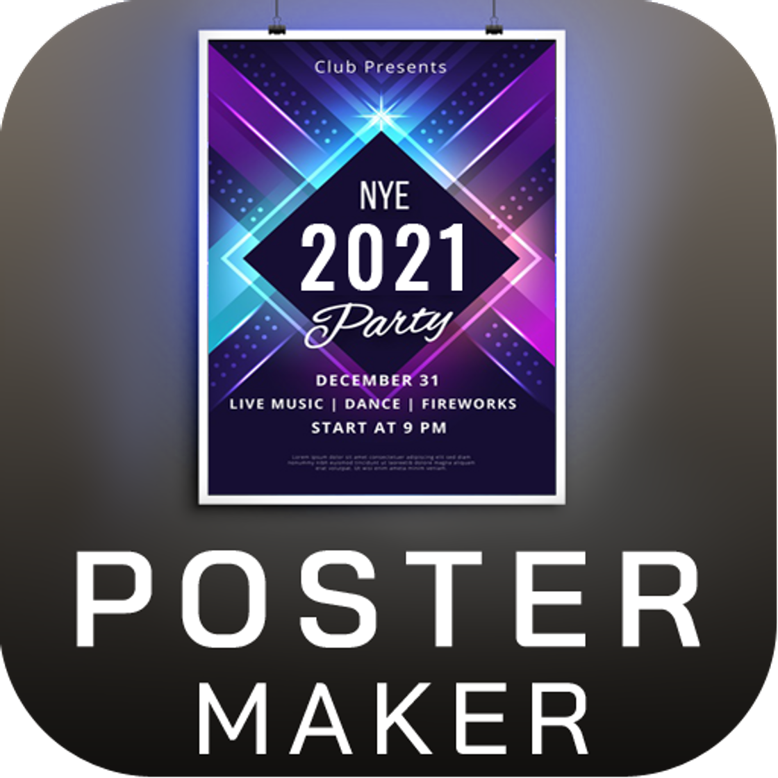 Aplicaciones Poster Maker Flyer Maker 2021 free graphic Design 