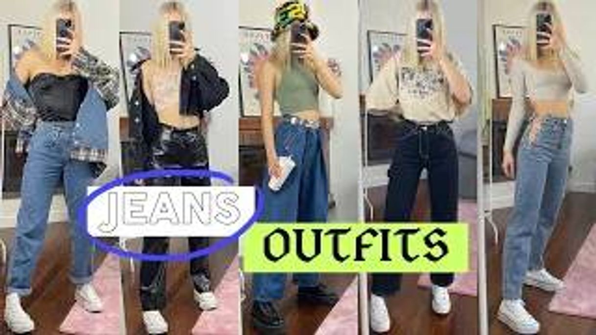 Moda 10 IDEAS DE OUTFITS CON JEANS + SORTEOde 300€ - YouTube