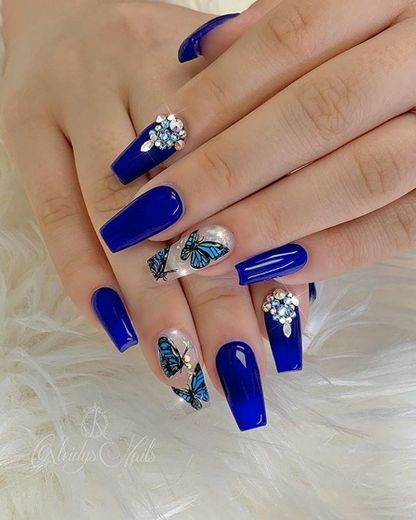 Nails azul
