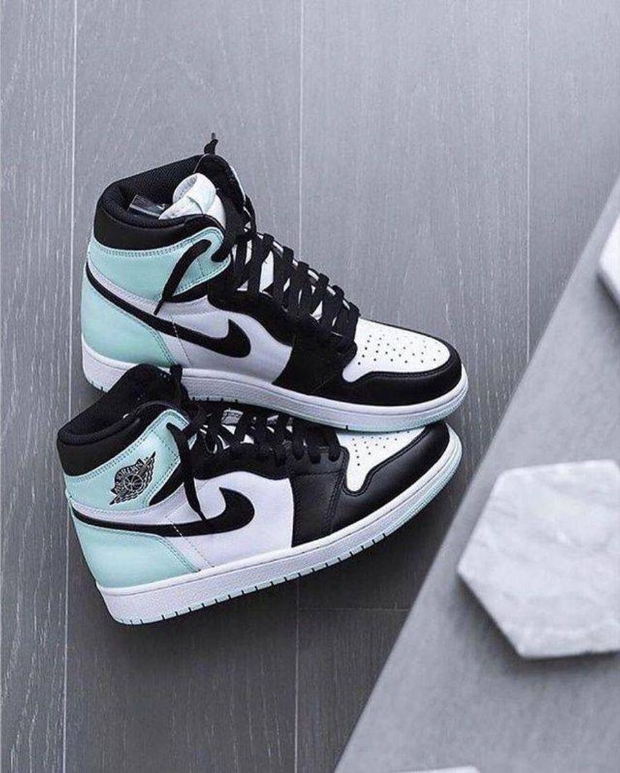 Fashion Tênis Jordan 1 Black BLUE 