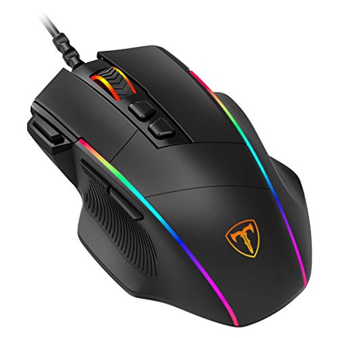 Product PICTEK Ratón Gaming, Ratón RGB Ergonómico de 8000 dpi