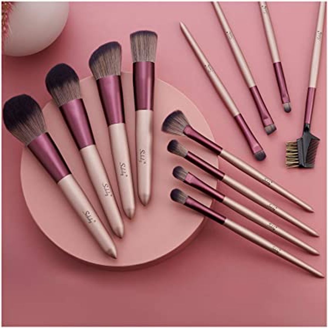 Producto Set de brochas de maquillaje profesional Ruesious 10 piezas Pinceles de maquillaje