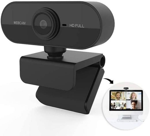 Webcam camera USB Full HD 1080P com microfone


