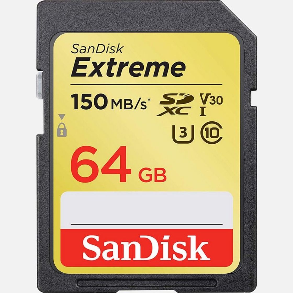 Products SanDisk Extreme 64 GB SDXC Memory Card até 150 MB