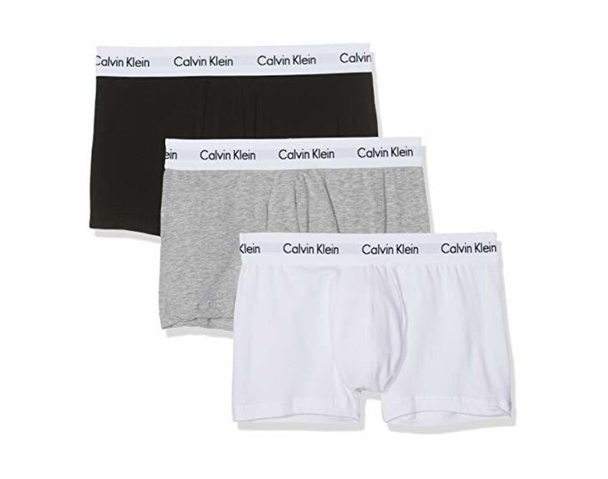 Social Calvin Klein COTTON STRETCH, 3P TRUNK, Bóxer Hombre, Multicolor