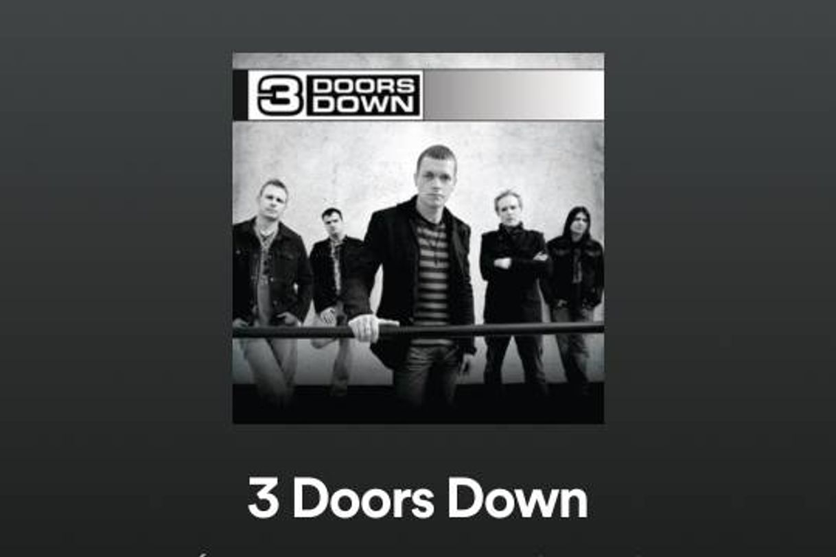 Canción 3 Doors Down -Spotify 