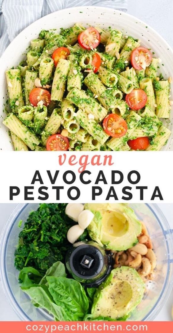 Fashion Avocado pesto pasta