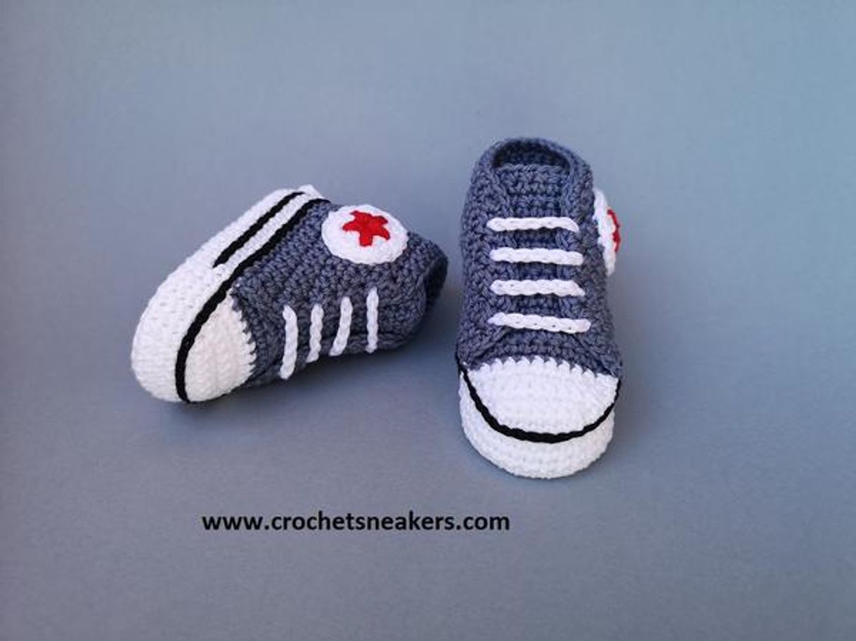 Fashion Converse baby shoes  crochet