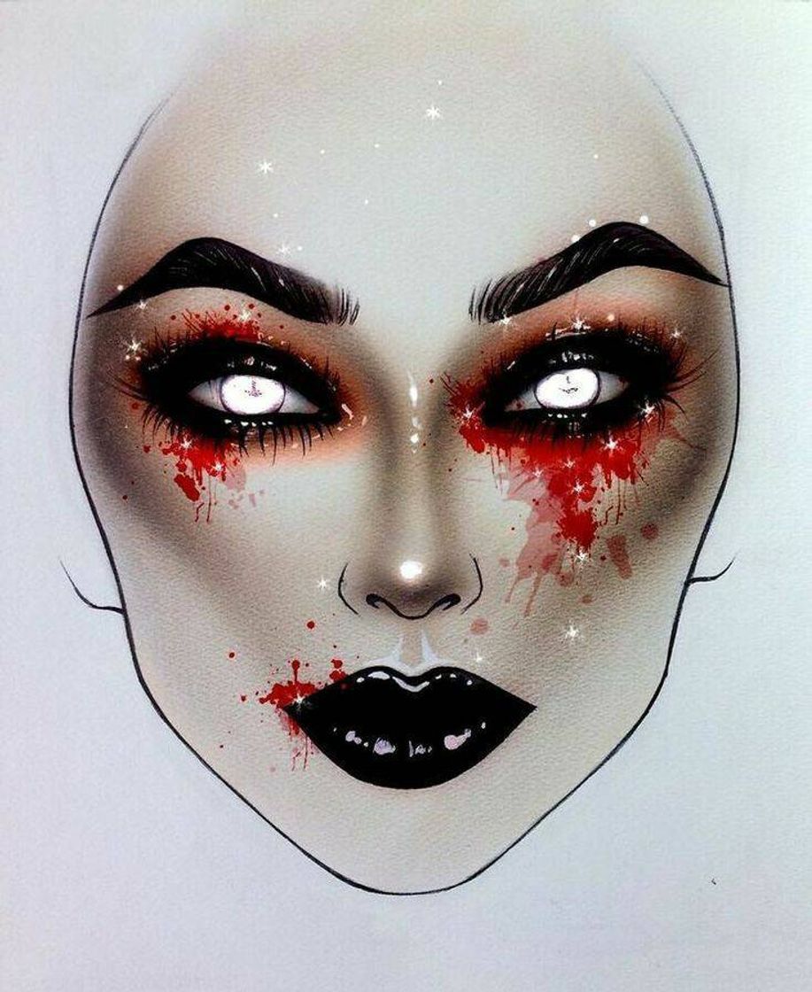 Moda Make-up face chart