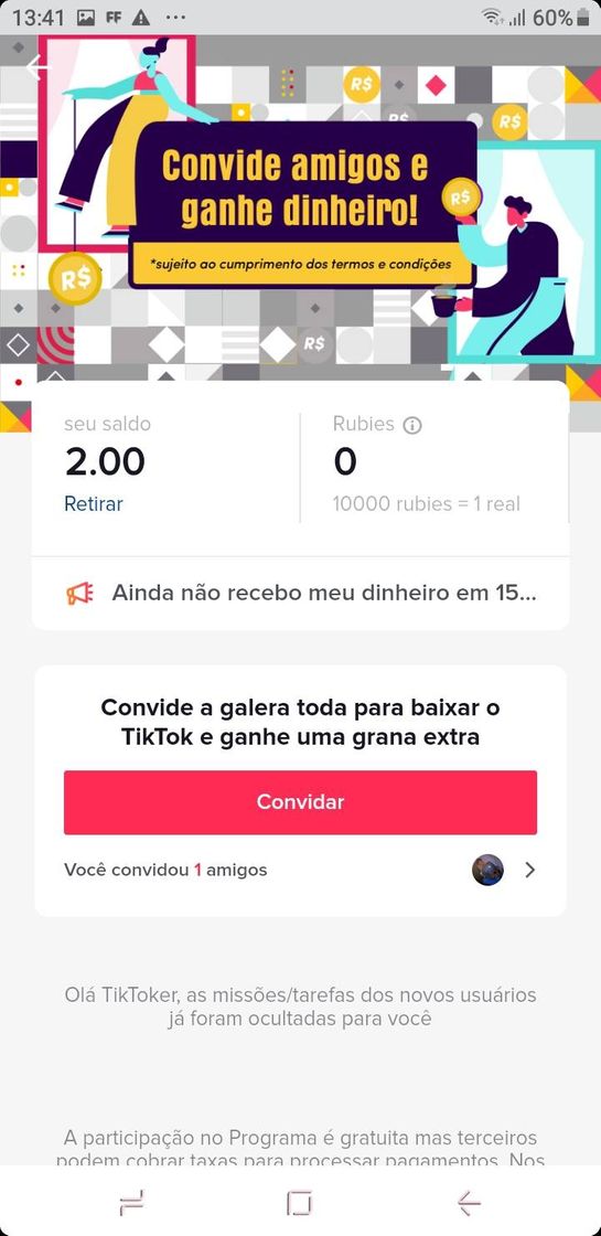 Moda Ganhando dinheiro no tik tok💸