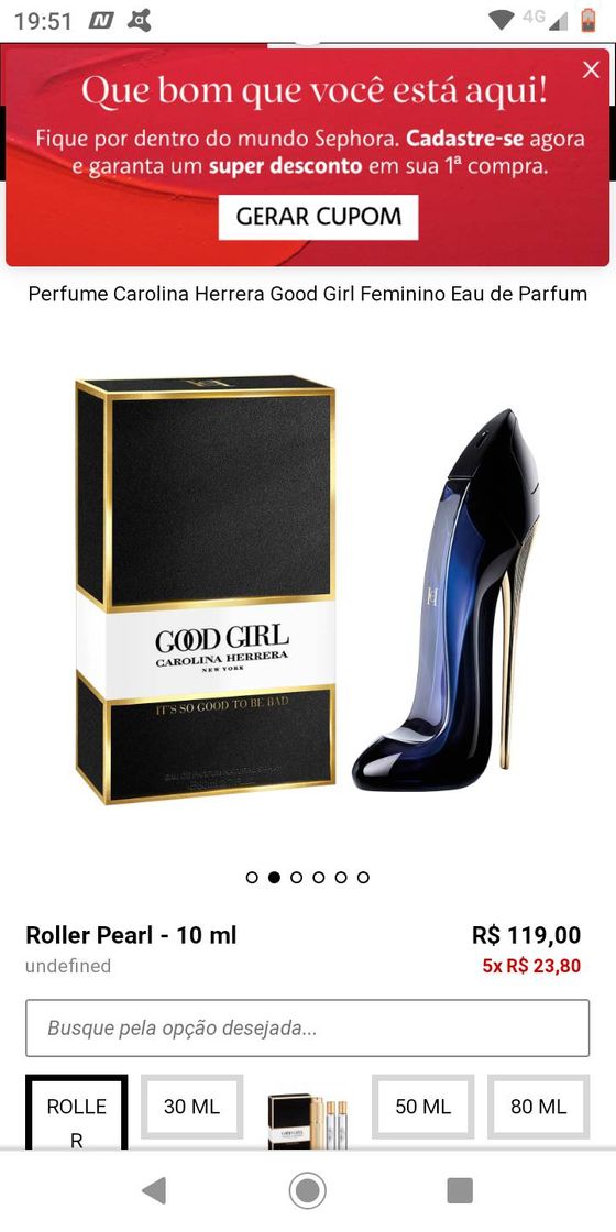 Moda Perfume Carolina Herrera Good Girl Feminino Eau de Parfum