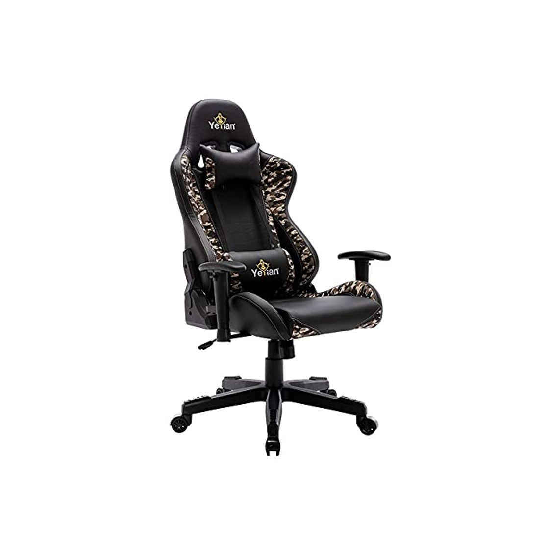 Home YEYIAN Silla Gaming de Oficina, Ryuji Series 2500, Camuflaje Desert,Diseño Ergonómico Mecanismo