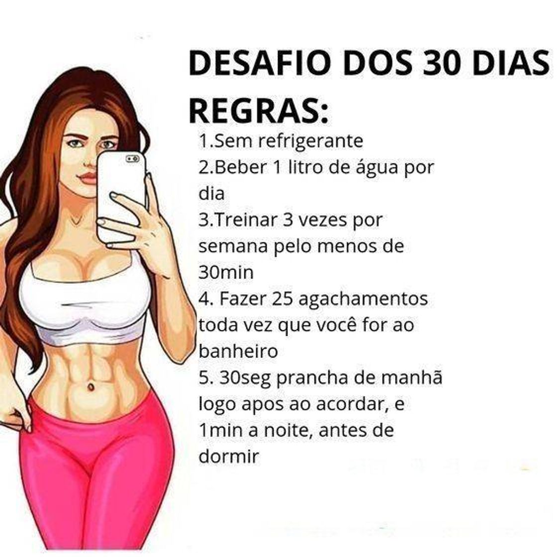 Moda Desafio dos 30 dias 🏋️