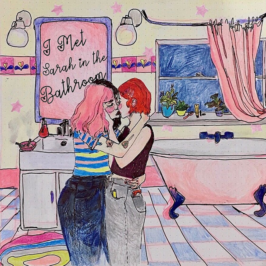 Canción I Met Sarah in the Bathroom