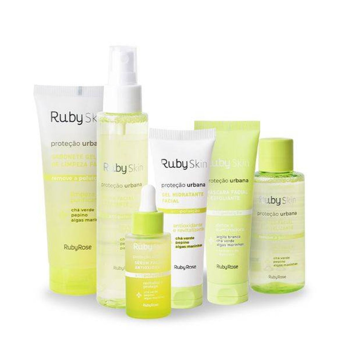 Social LINHA PROTEÇÃO URBANA RUBY ROSE - SKIN CARE CUIDADO FACIAL. 