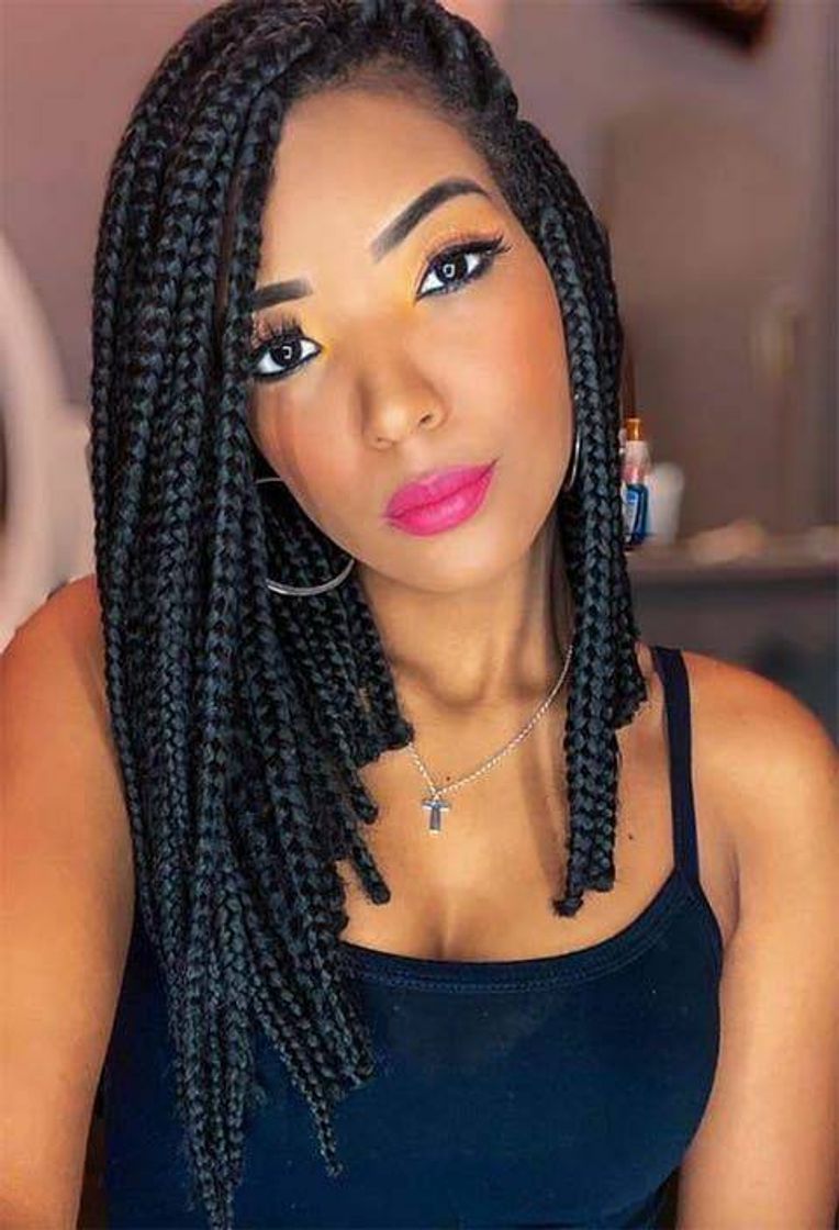 Moda Box braids chanel 