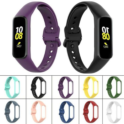 Pulseira colorida Galaxy Fit e - Shopee 