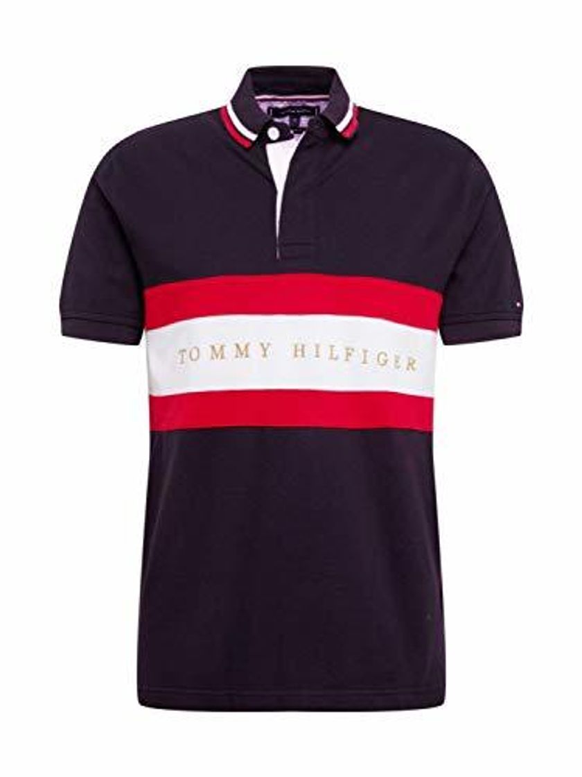 Product Tommy Hilfiger de los Hombres Polo Iconis con Rayas en el Pecho