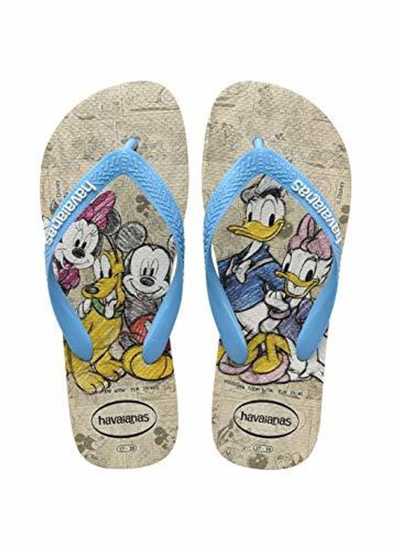 Product Havaianas HAV Disney Stylish Beige/Turquoise, Chanclas Unisex Adulto, Negro