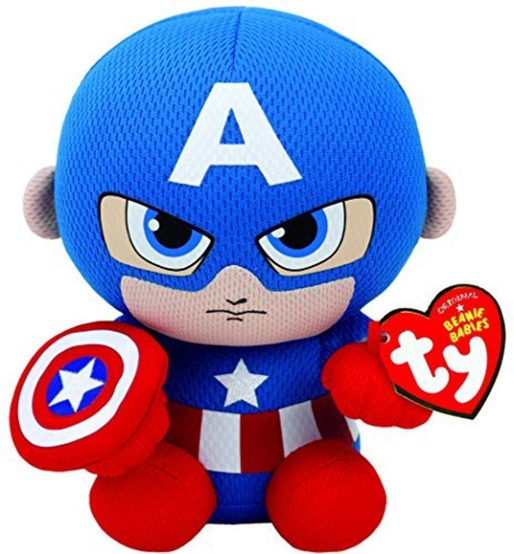 Place Marvel Ty Capitán América Beanie 6 "Juguete de Peluche