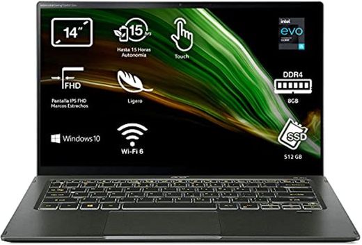 Acer Swift 5 NU-SF514-55T-5001 - Ordenador Portátil 14" Full HD, Laptop