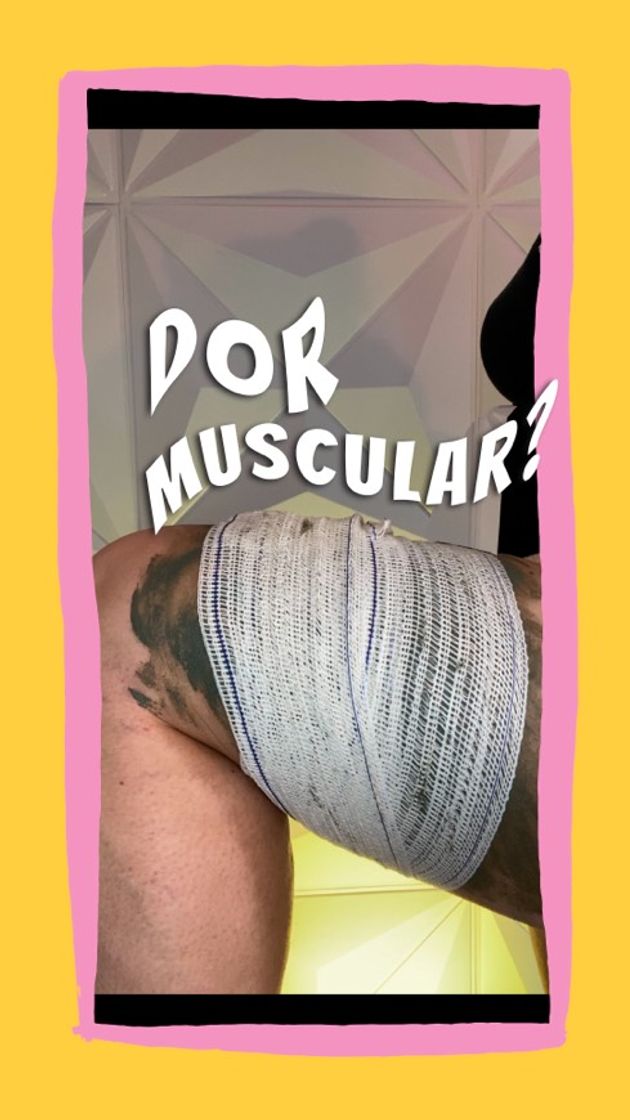 Fashion Dica para dor muscular 