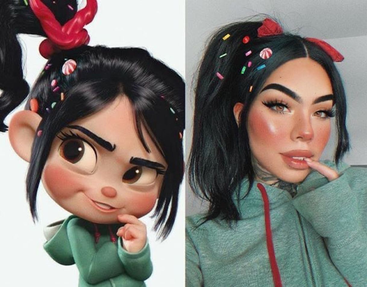 Moda Vanellope make up