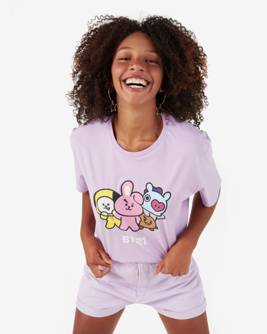 Moda BT21 camiseta 