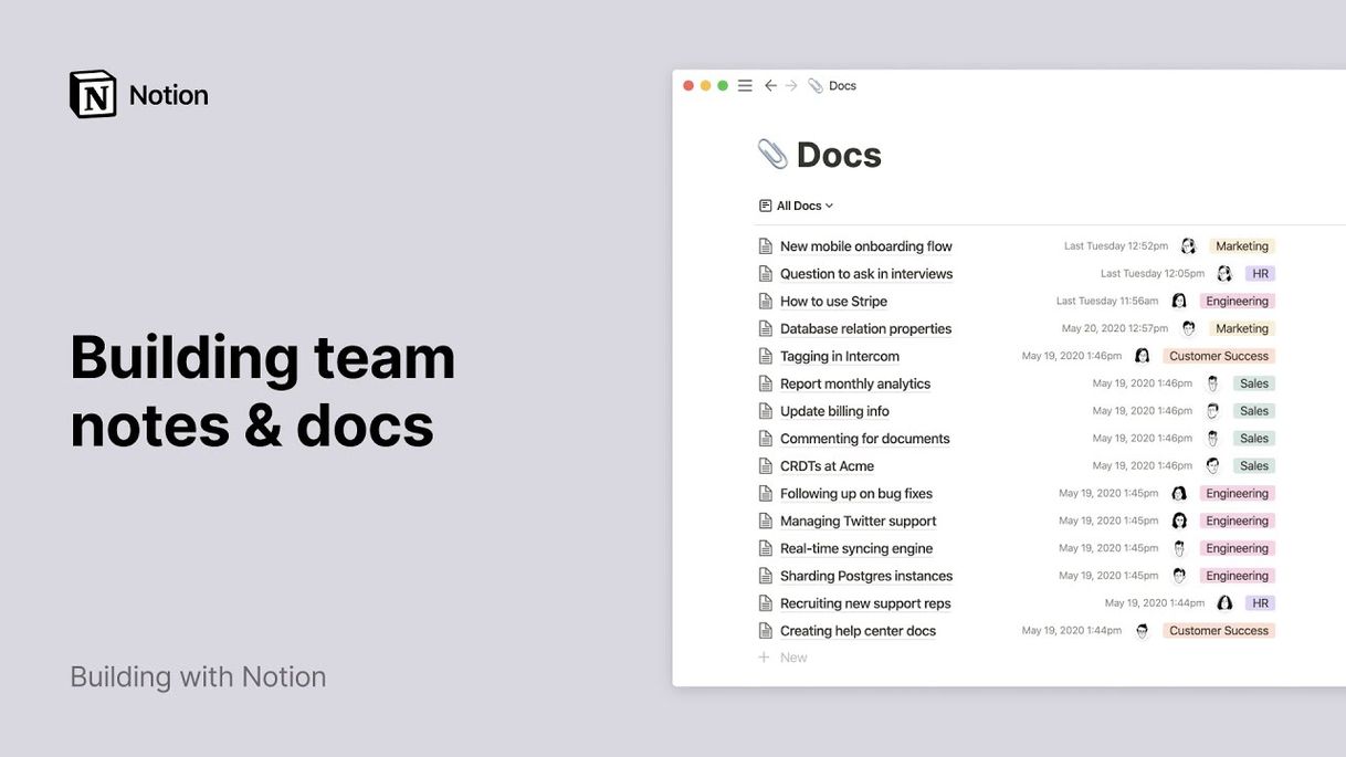 App Notion - Notes, projects, docs